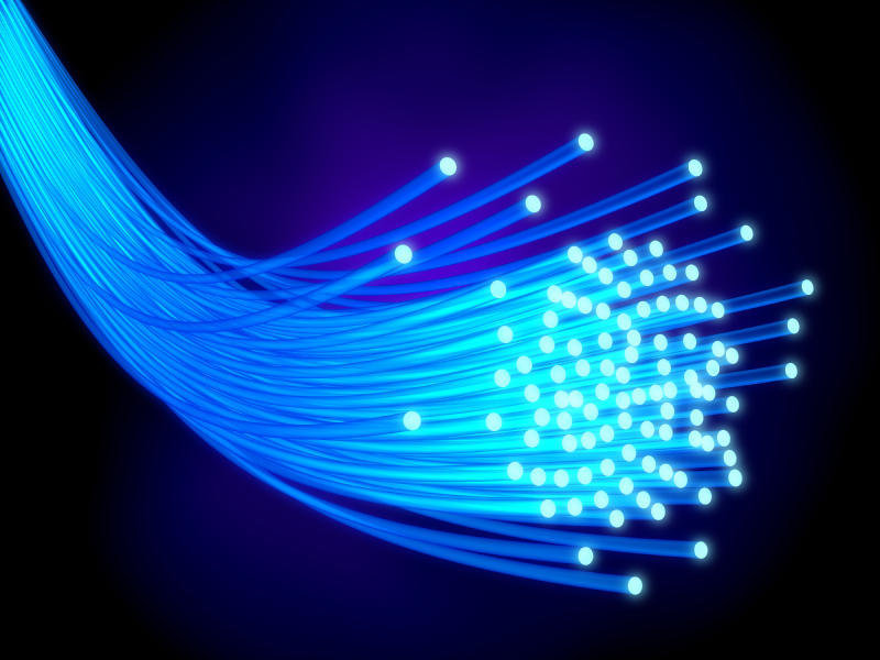 Fiber optic cable.