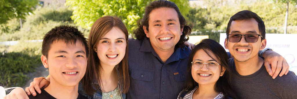 Diverse students and staff