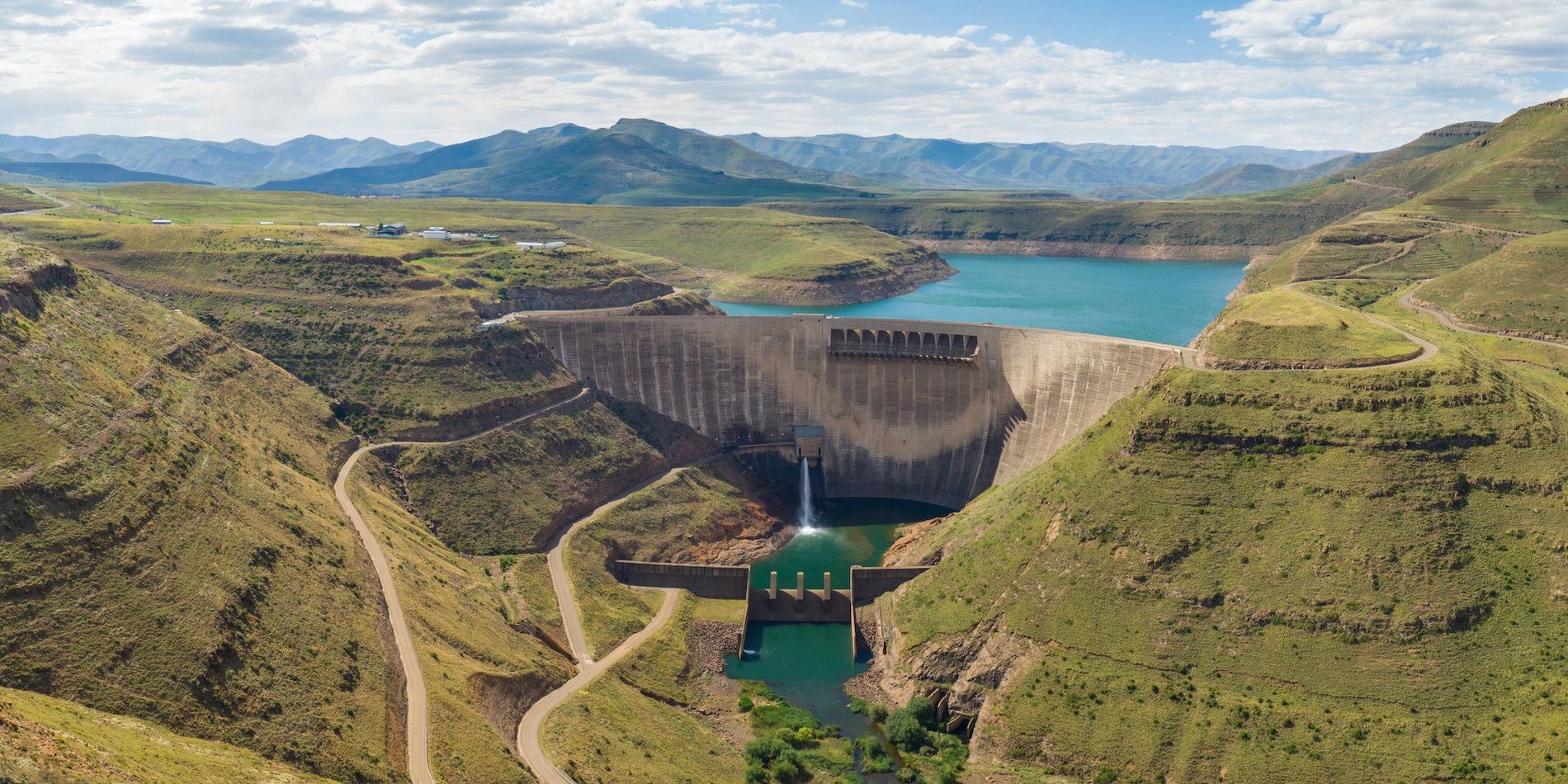 Katse Dam in Lesotho, South Africa