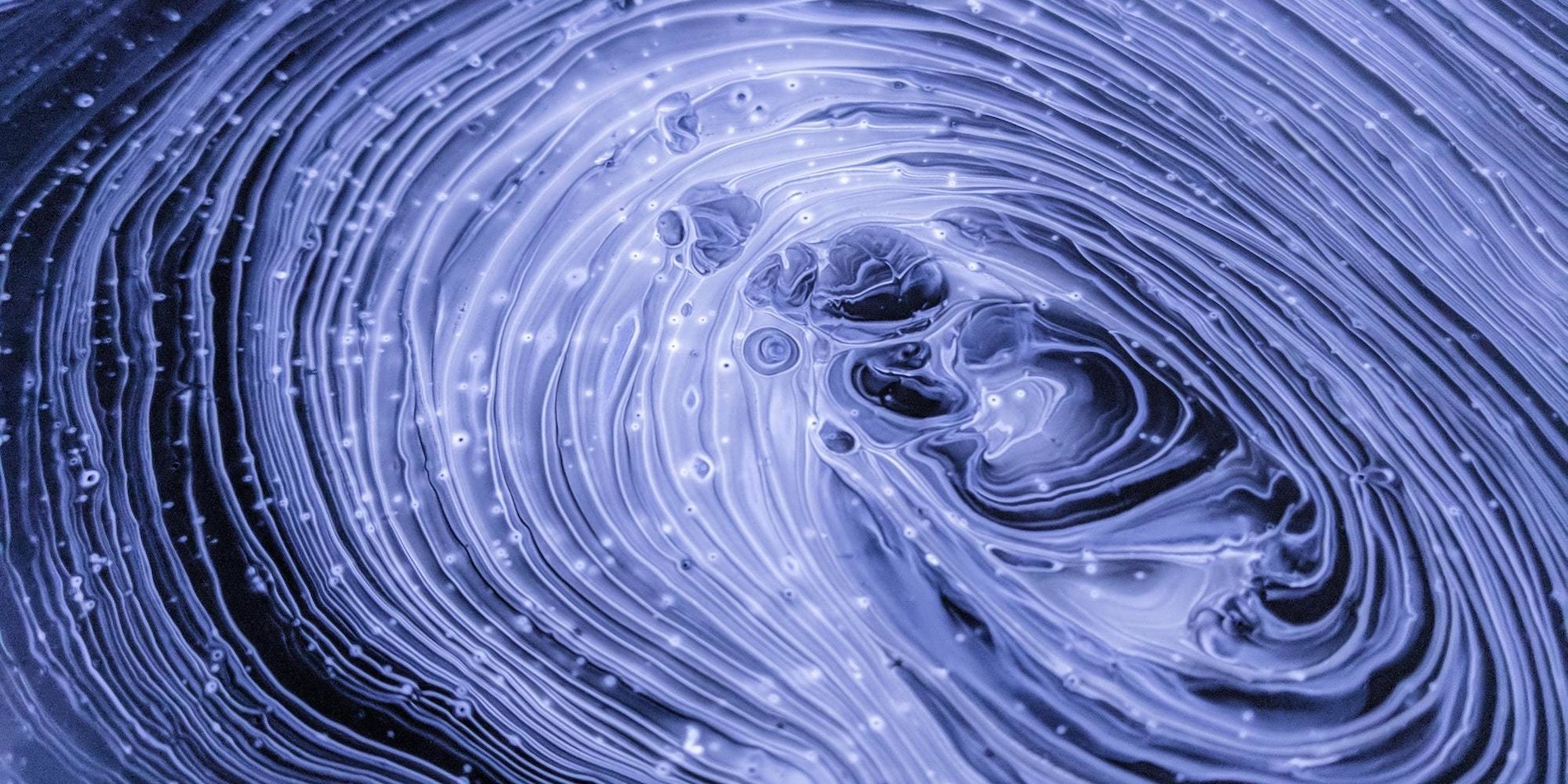 Abstract swirls with dots