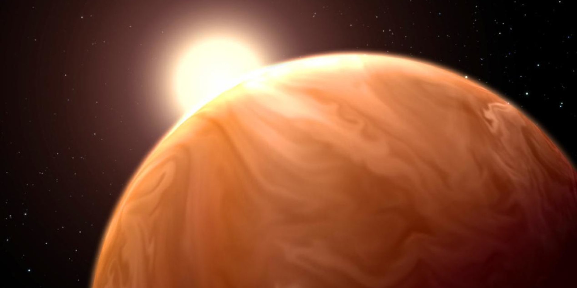 Illustration of an exoplanet