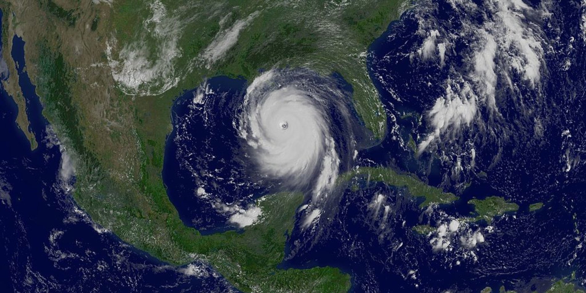 Hurricane Katrina over Gulf of Mexico
