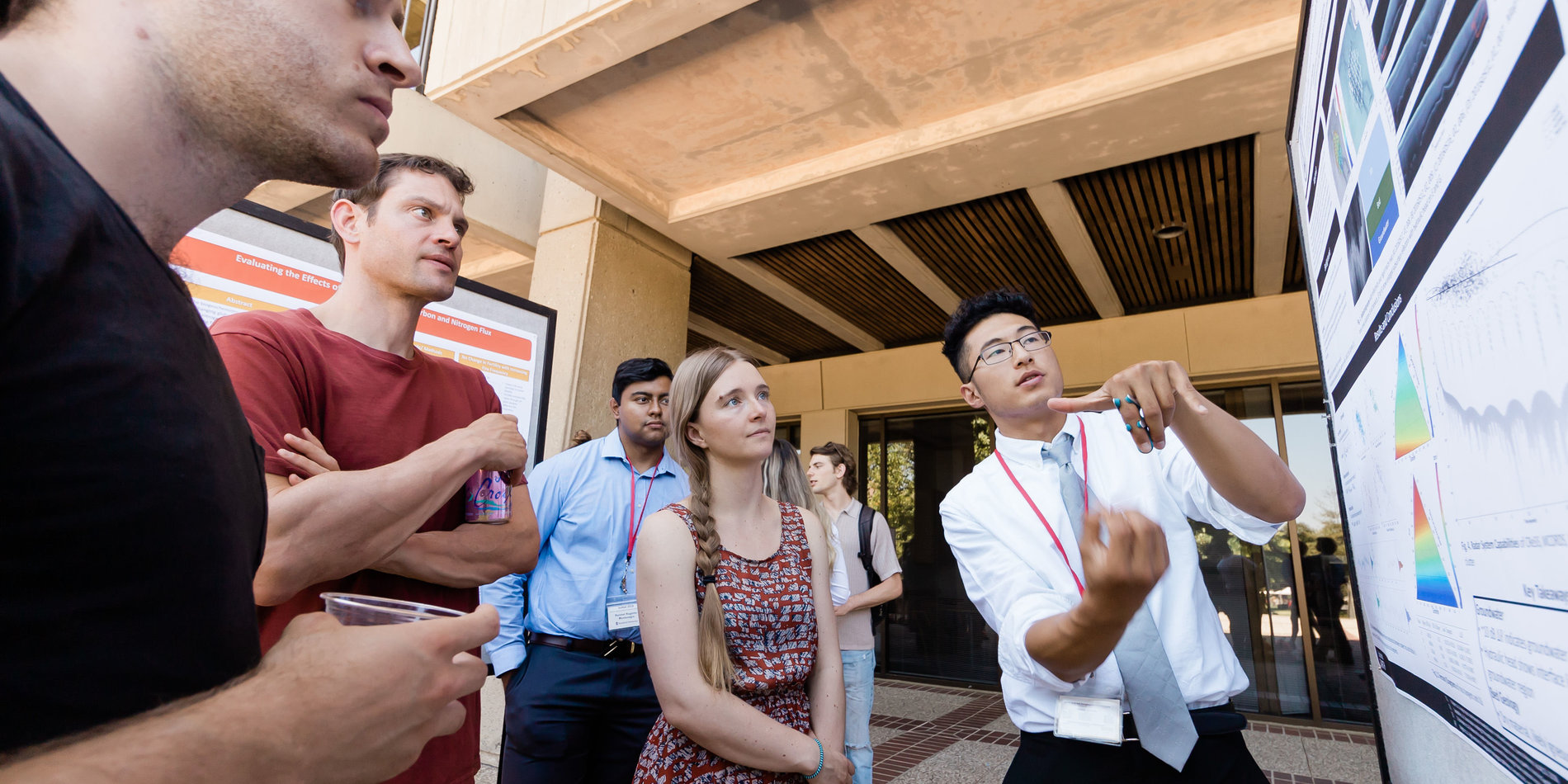 Students presenting their SURGE research from summer 2019.