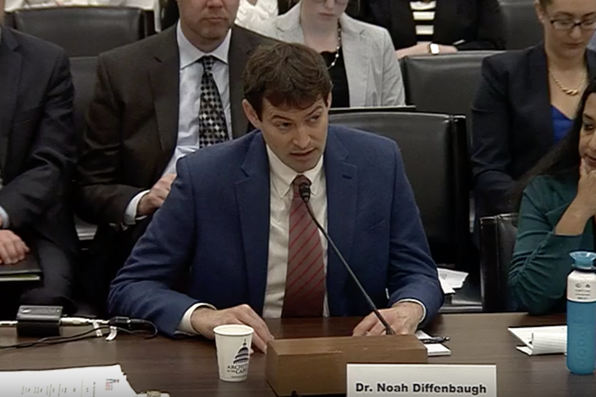 Noah Diffenbaugh at Climate hearing