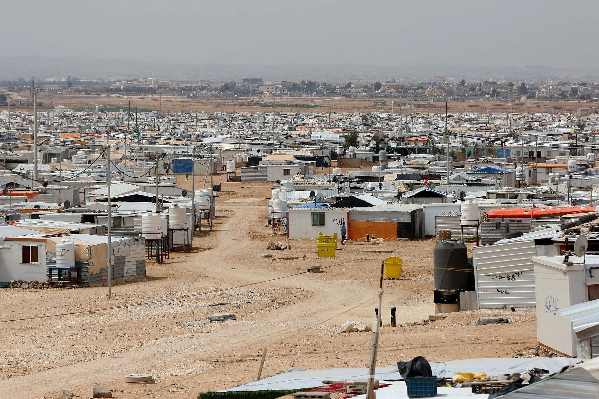 Za'atari refugee camp in 2017