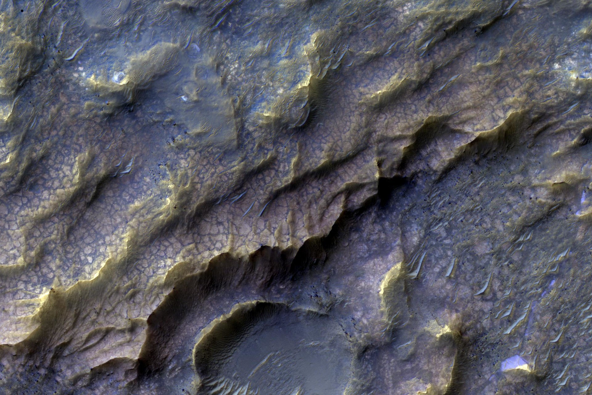 Dragon scales of Mars