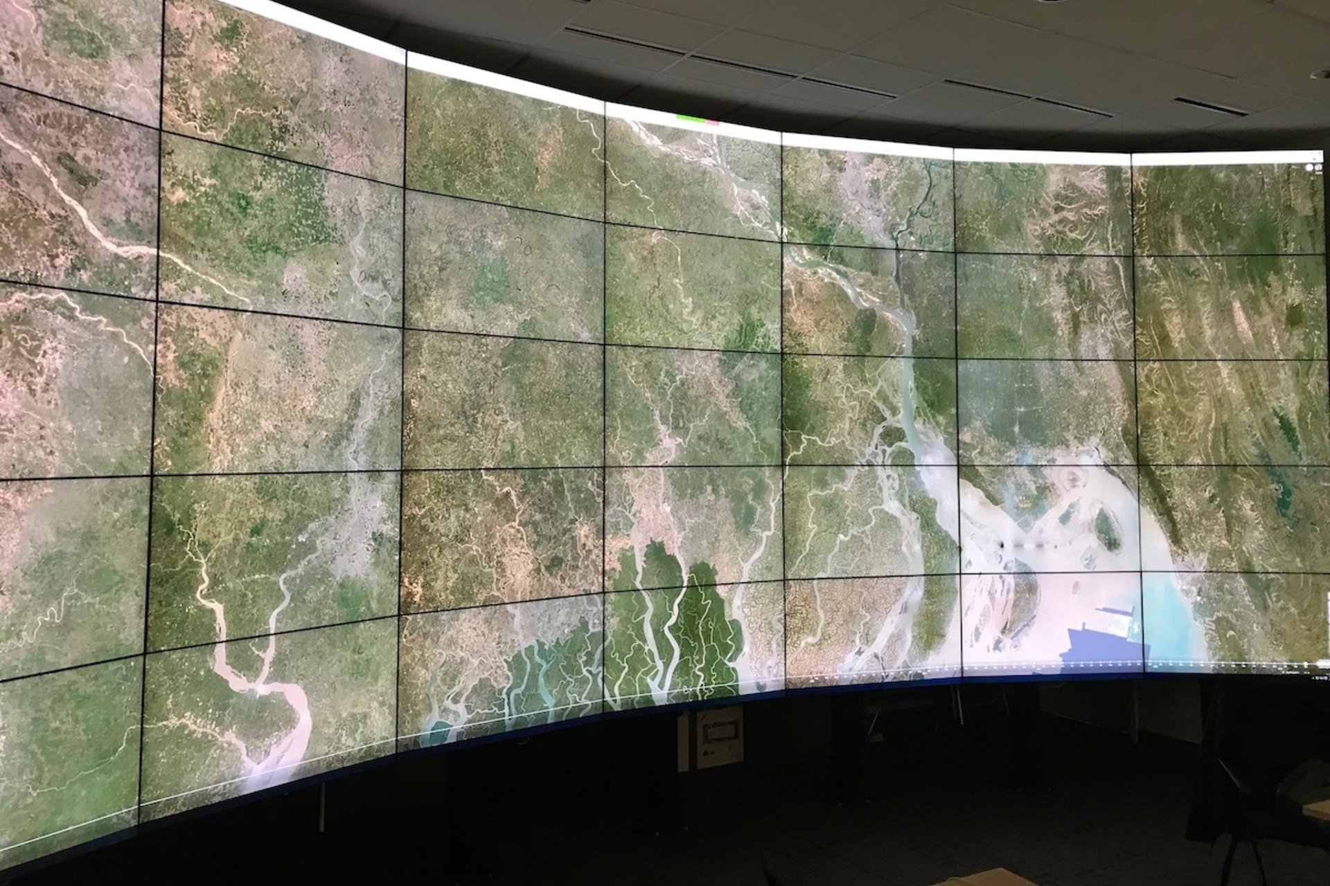 Satellite imagery of Earth