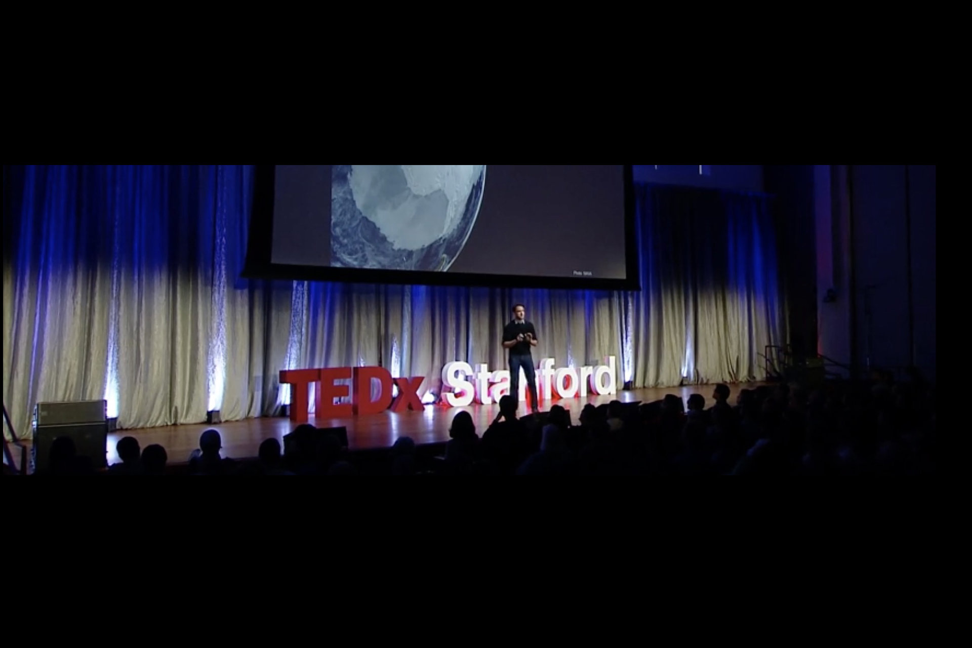 Dustin Schroeder presenting