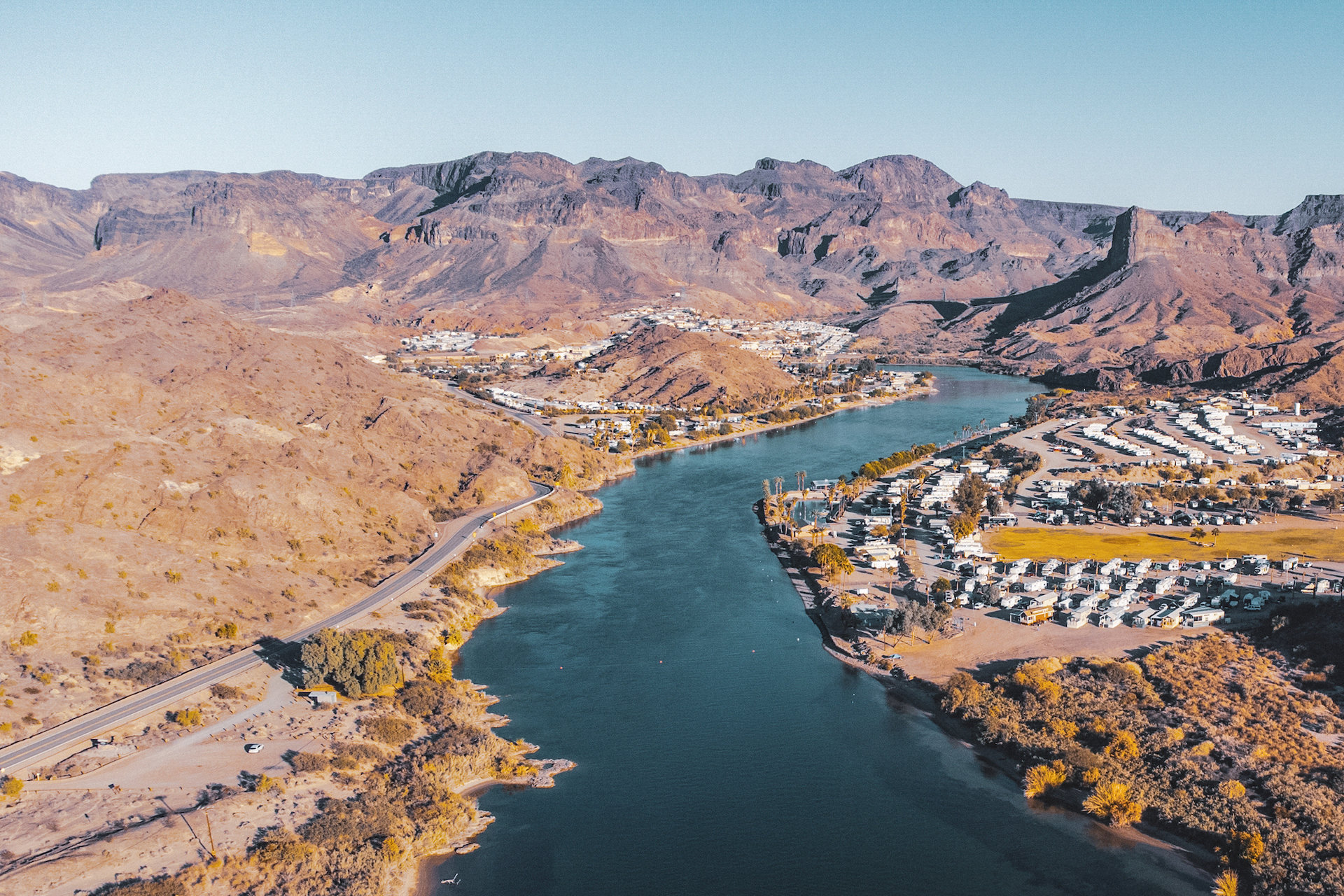 Colorado River at California-Arizona border