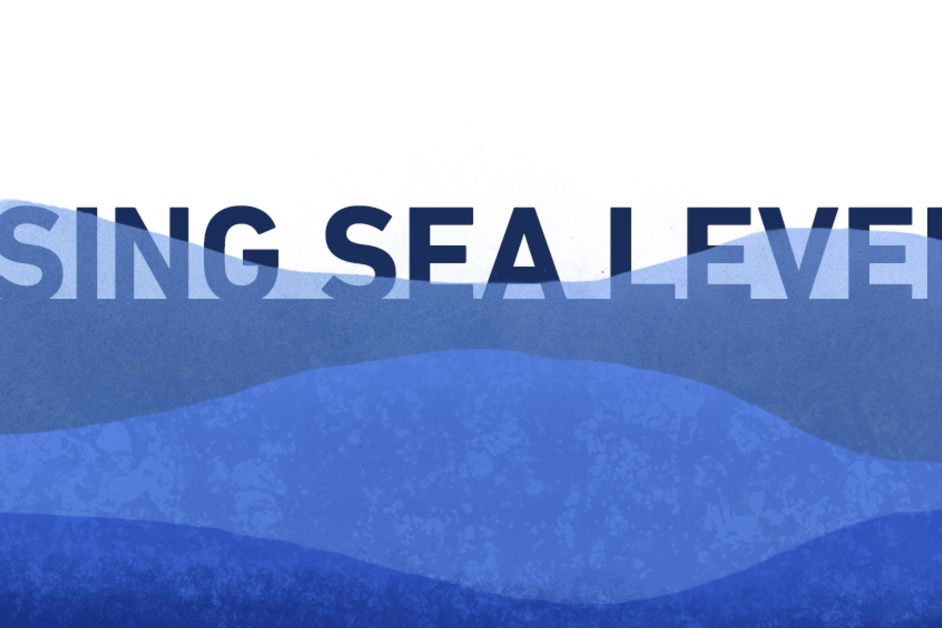 rising sea levels illustration