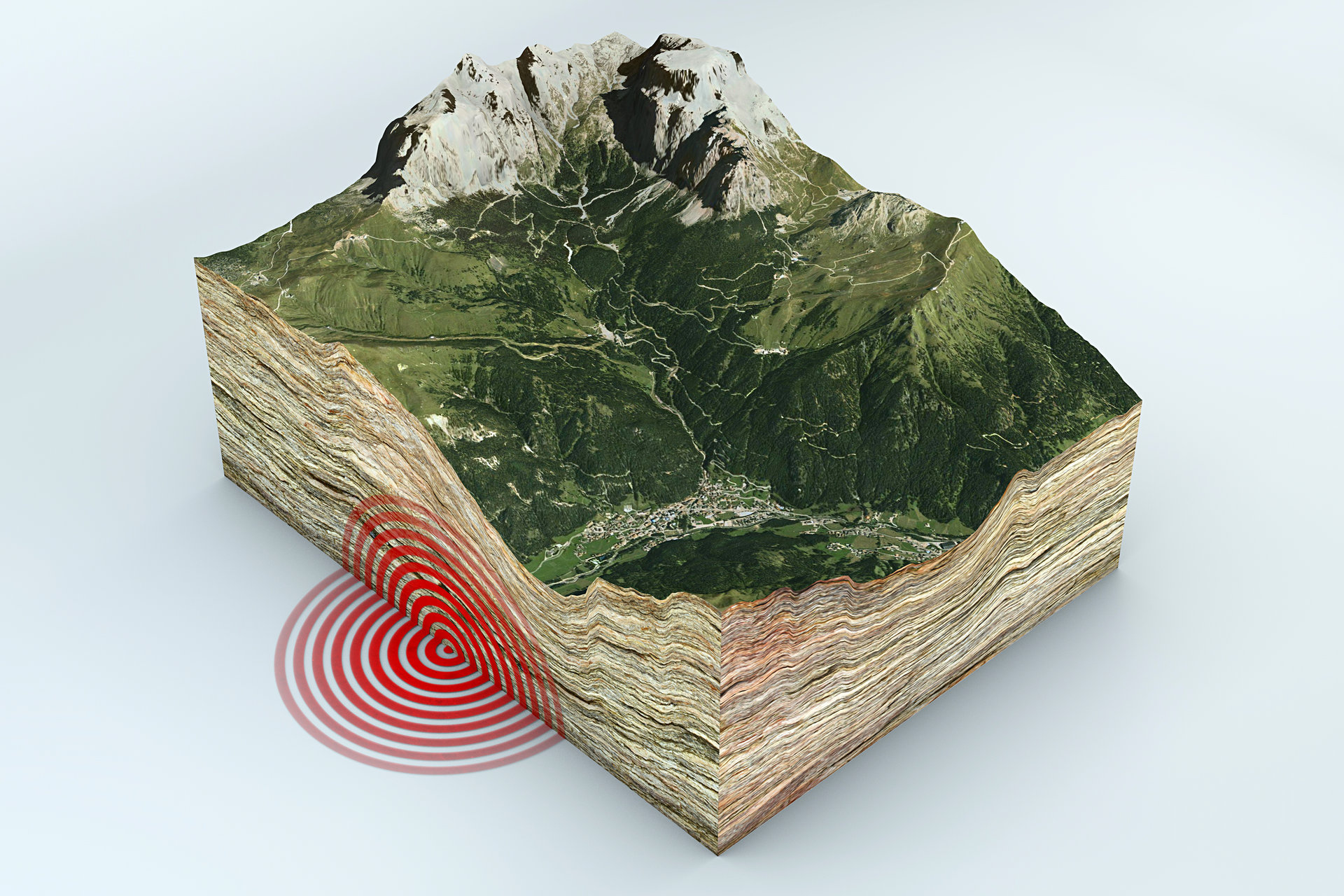 earthquake illustration