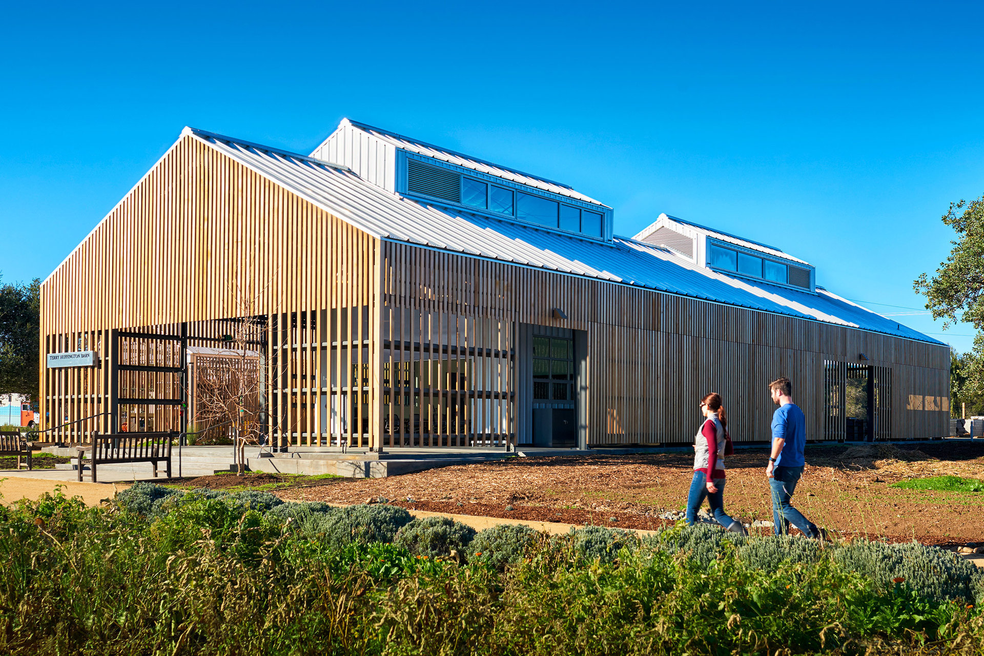 Barn at the O'Donohue Family Stanford Educational Farm