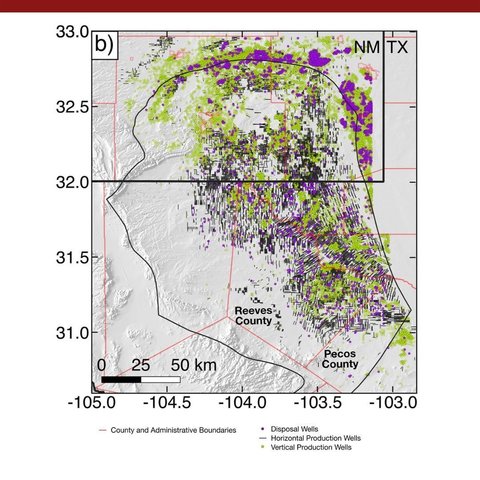 Oil and gas activity in the Delaware Basin