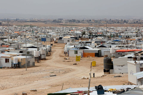 Za'atari refugee camp in 2017