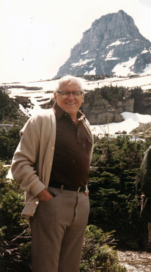 Larrry Funkhouser on a 2013 field trip to the Canadian Rockies. (Photo courtesy of Larry Funkhouser).