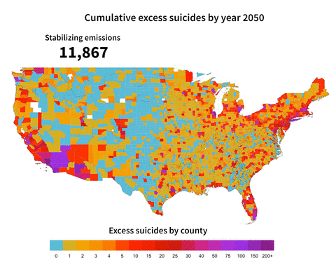 Suicides map