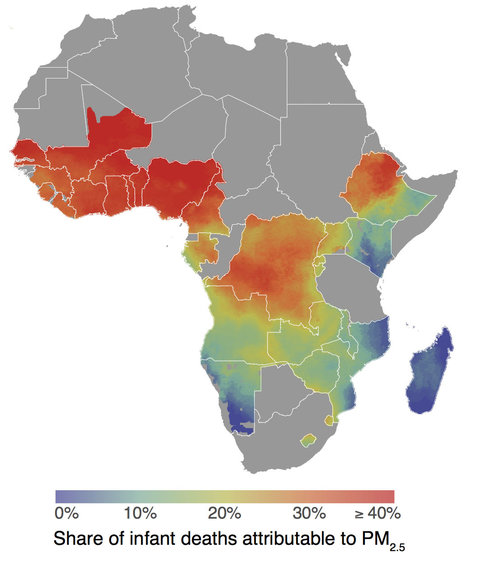 Infant mortality map