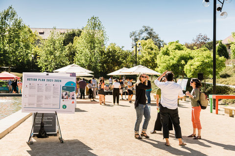 People at an outdoor event