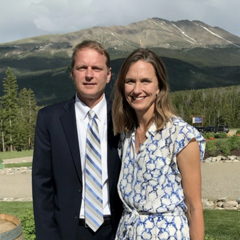 Angela and David Filo