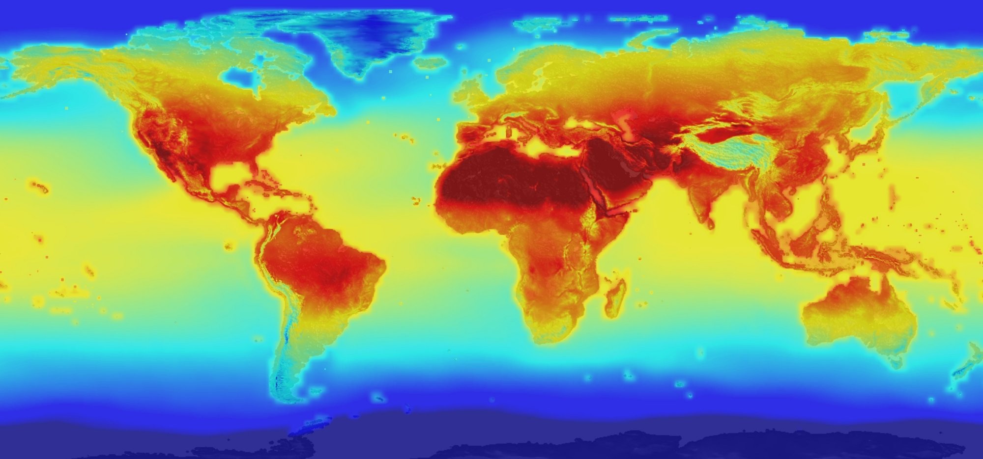Global temperature projection 
