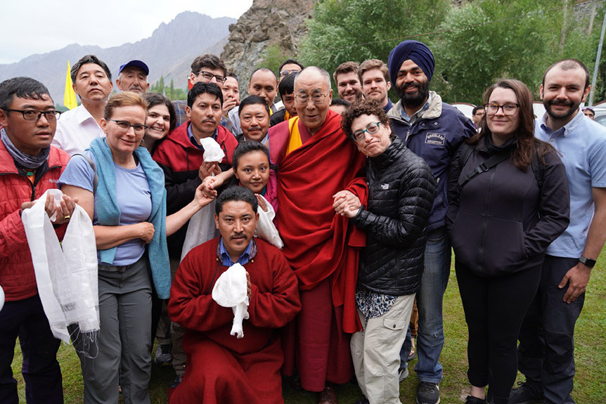 Naomi Oreskes with Dalai Lama